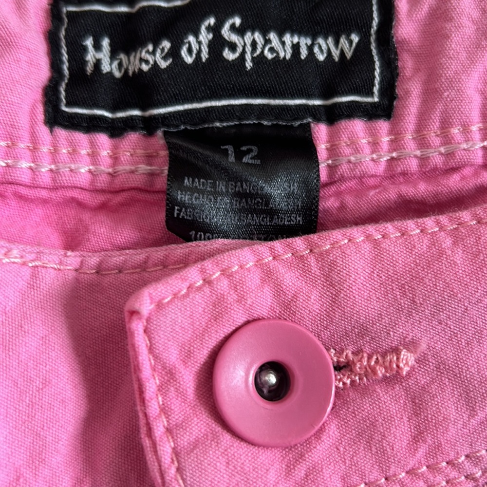 Pink Distressed Shorts - Picture 2 of 4